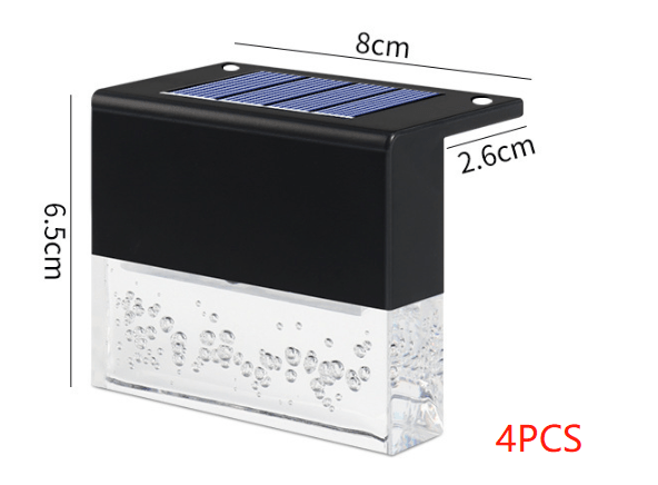 Waterproof New RGB LED Solar Light Step Fence Light Waterproof New RGB LED Solar Light Step Fence Light